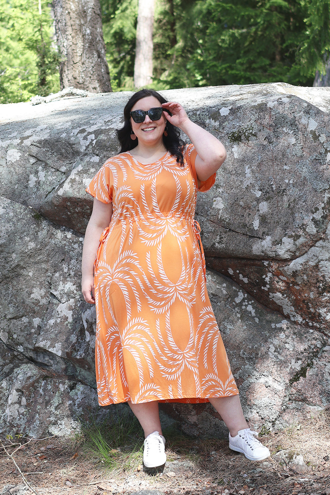 Amy-neulosmekko Siivet-kuosilla