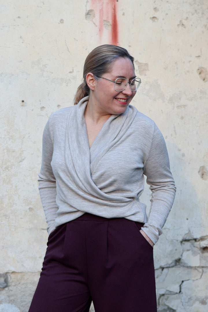 Belle-neulepusero 100% merinovilla