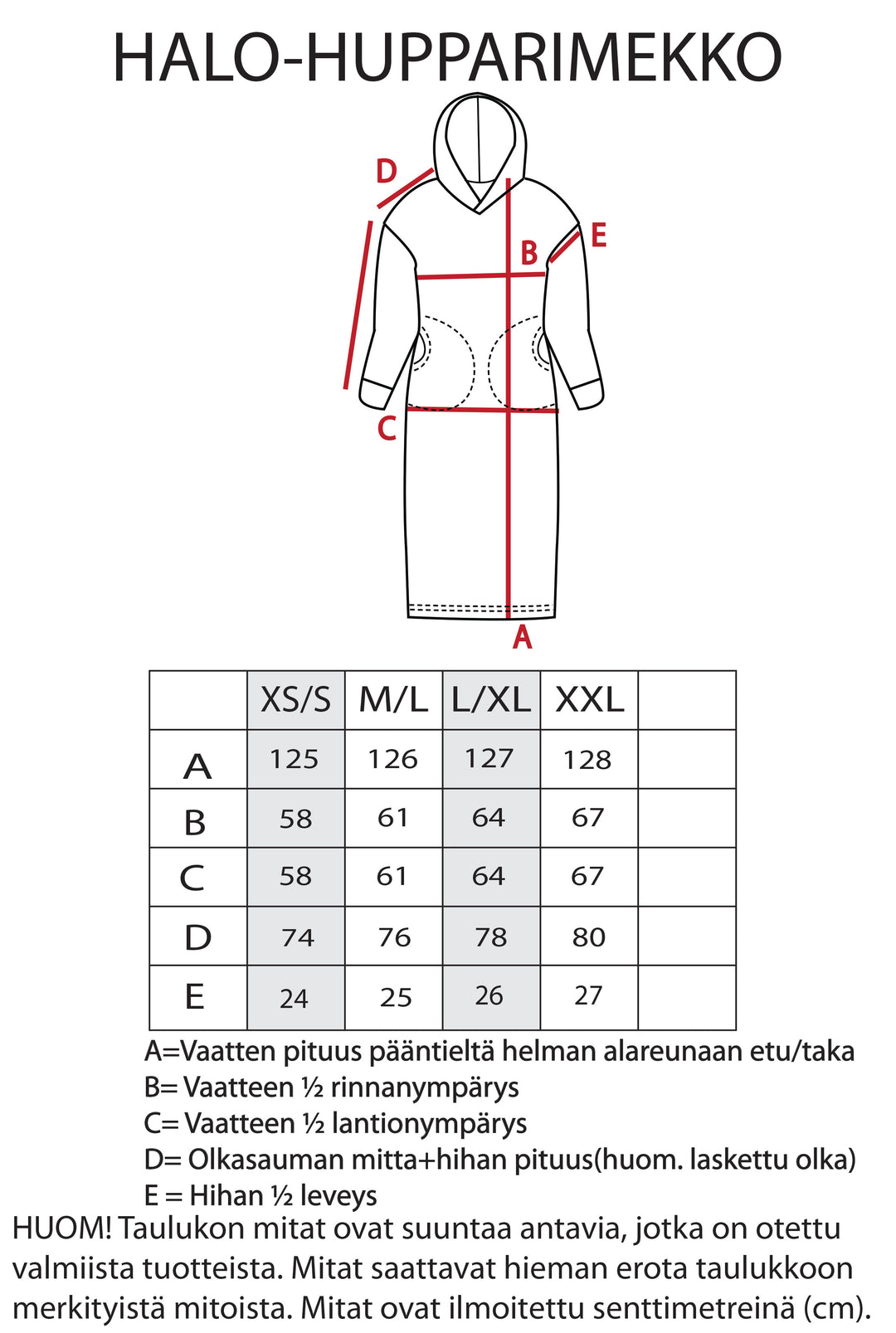 Halo- hupparineulosmekko
