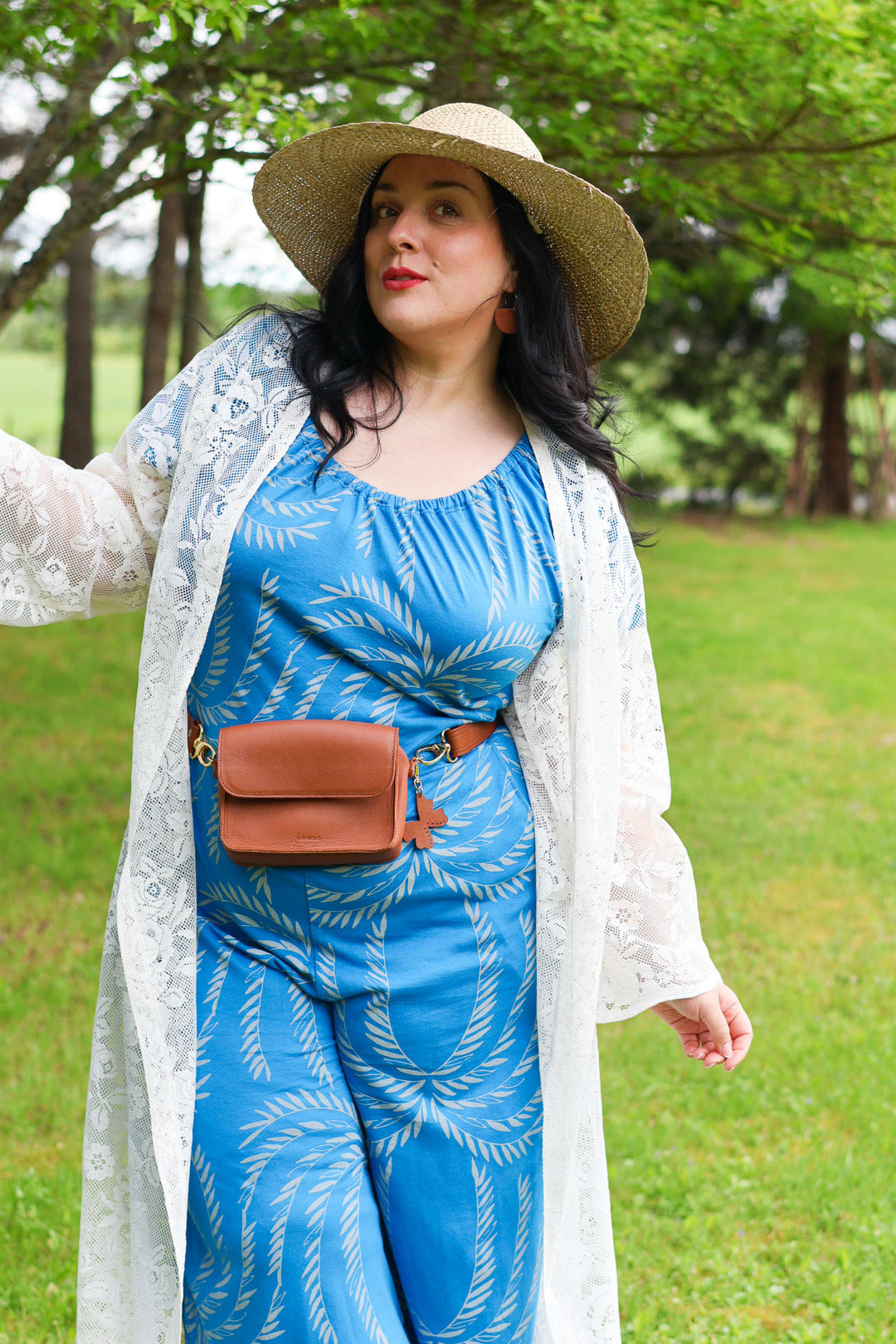 Jasmine-neuloshaalari Siivet-kuosilla