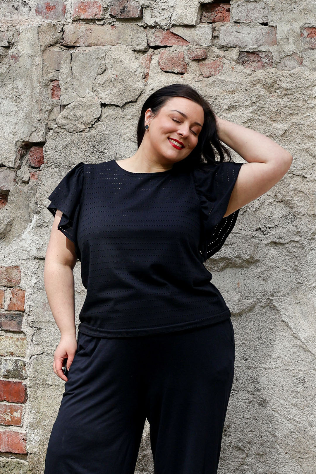 Julia-neulospusero yksivärinen