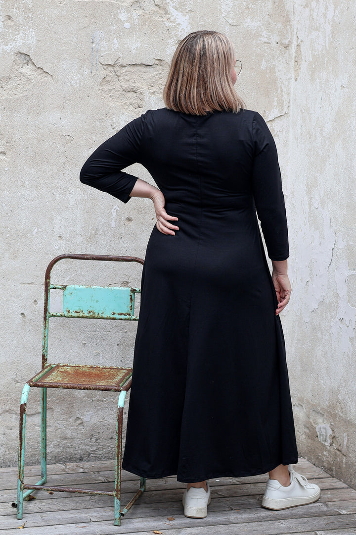 Laura-kietaisumekko 3/4 hihalla