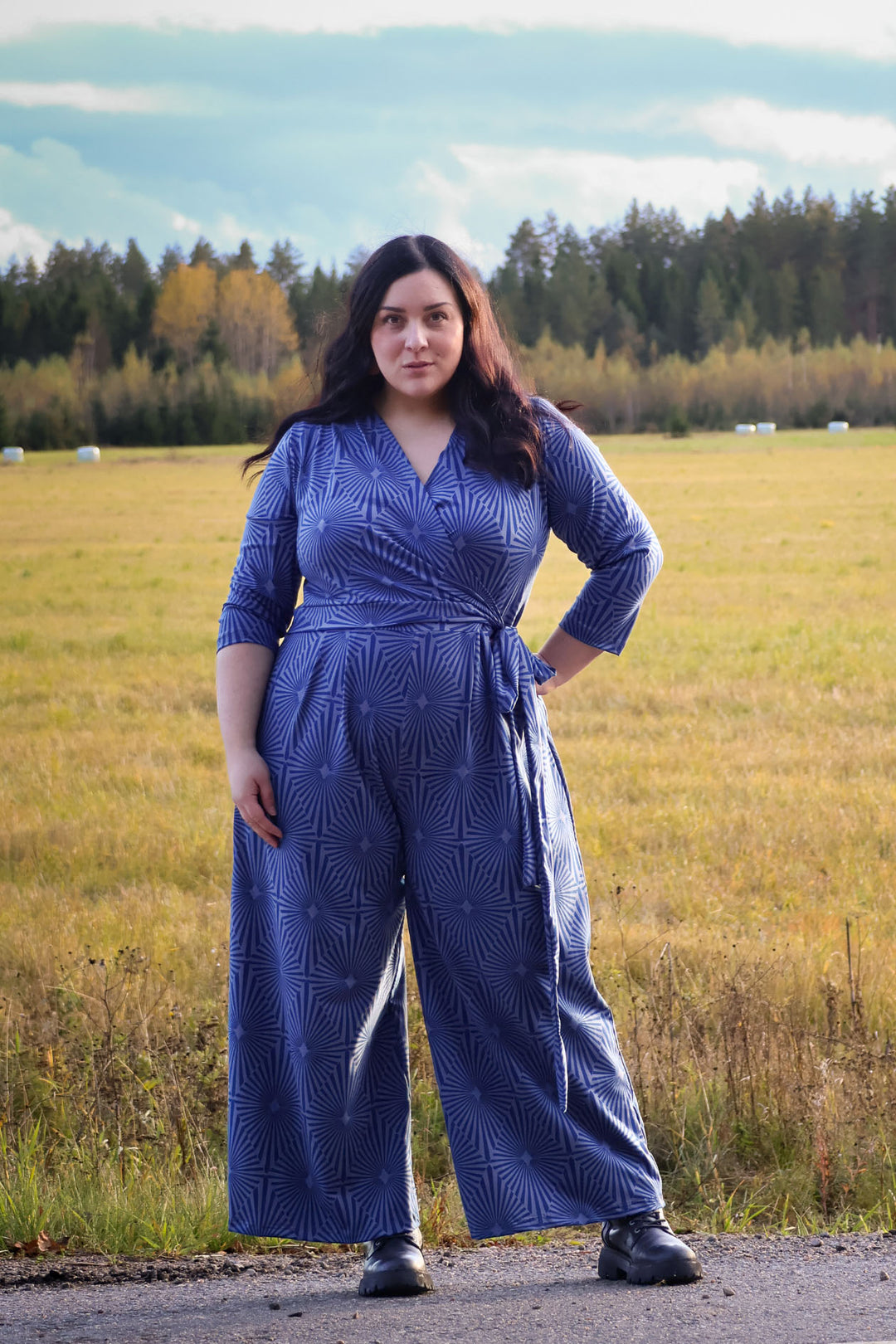 Madeline-kietaisuhaalari Diamonds-kuosilla koossa XXL.