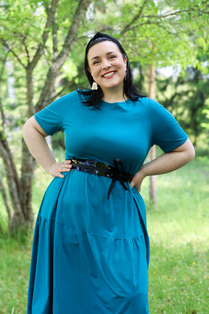 Ruby-neulosmekko yksivärinen