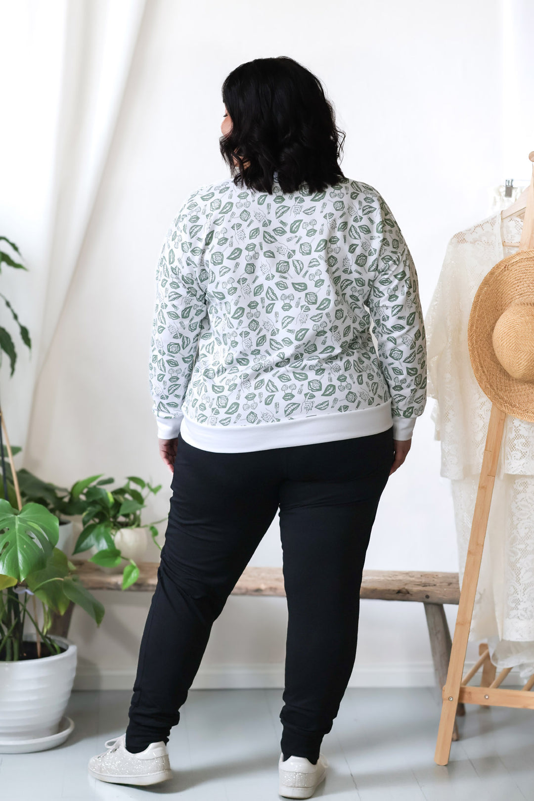 Erika-collegehousut yksivärinen