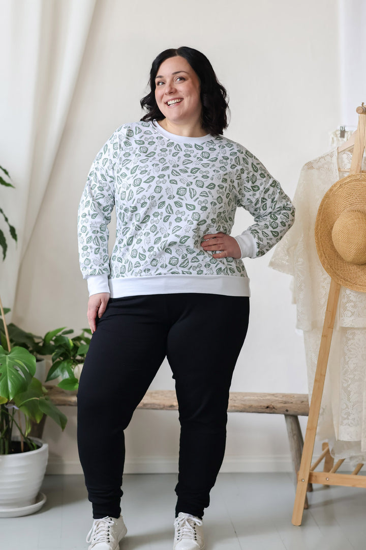 Erika-collegehousut yksivärinen